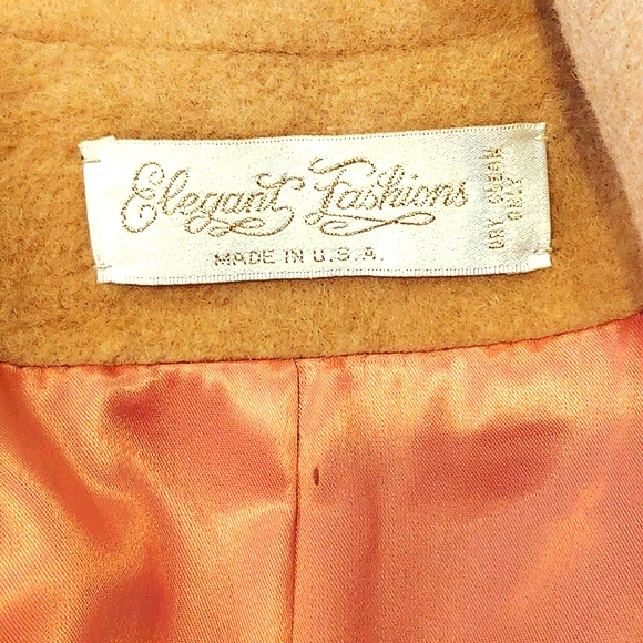 Vintage 100% Camels Hair Long Coat - Picture 6 of 8